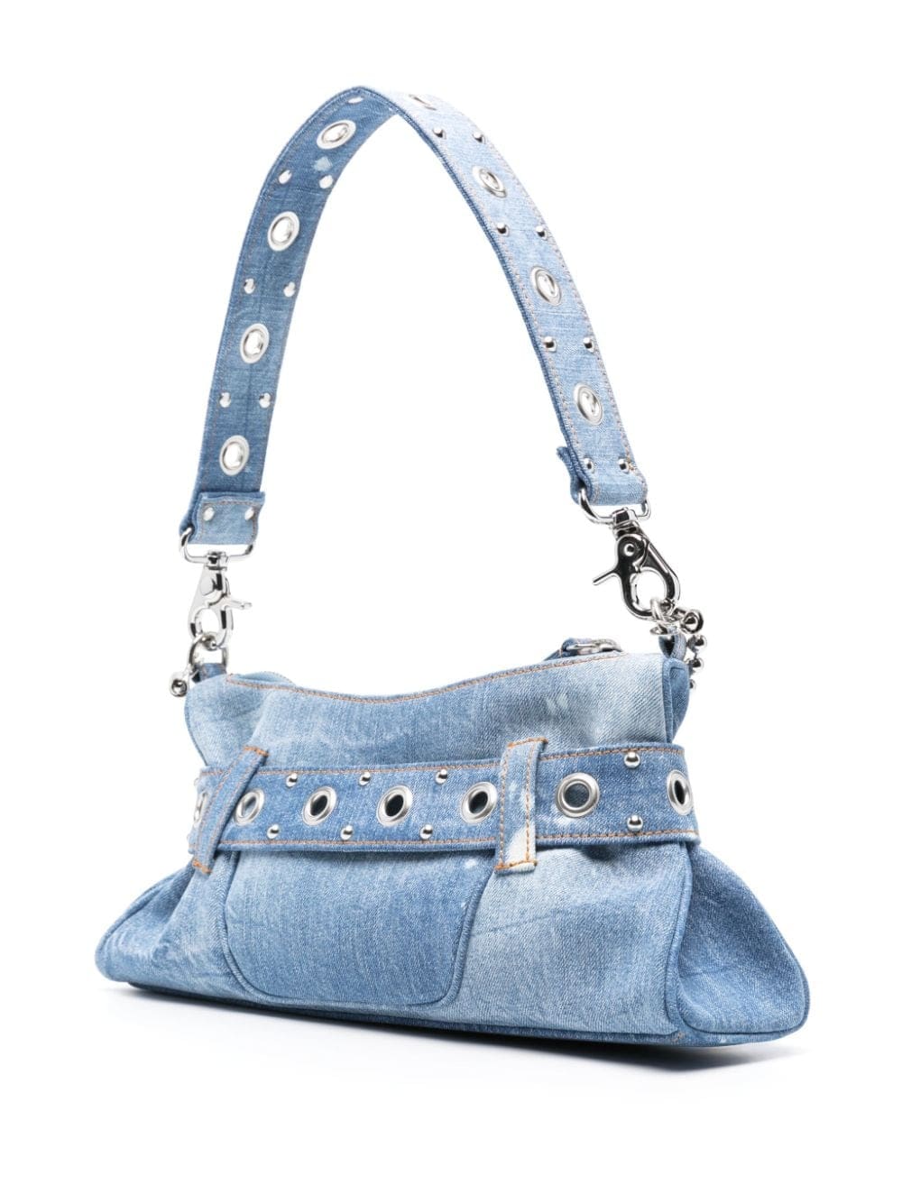 DSQUARED2 Gothic logo-plaque denim bag - Image 3