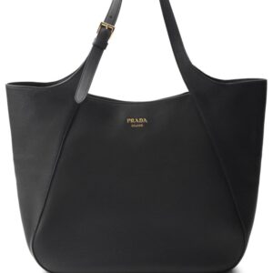 Prada large leather tote bag