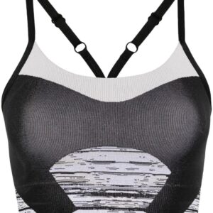 adidas by Stella McCartney  intarsia-knit performance top