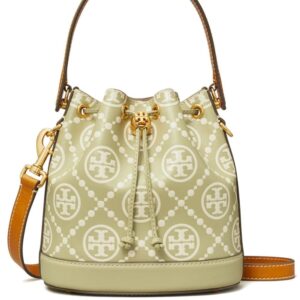 Tory Burch T Monogram leather bucket bag
