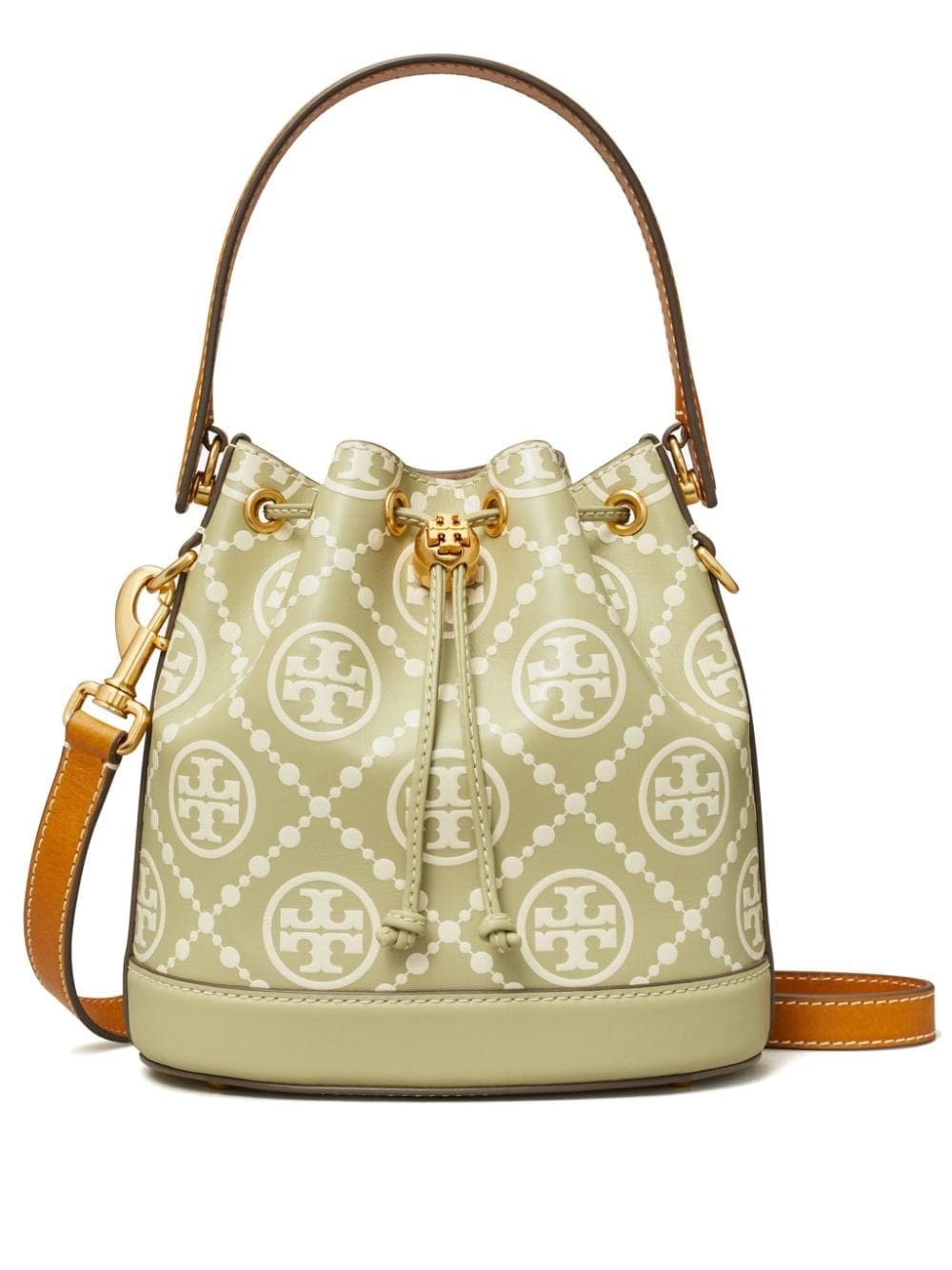 Tory Burch T Monogram leather bucket bag