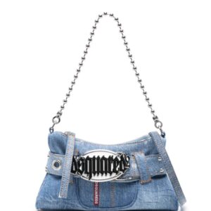DSQUARED2 Gothic denim shoulder bag