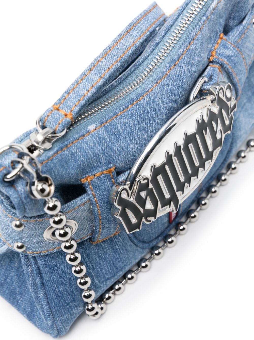 DSQUARED2 Gothic denim shoulder bag - Image 4