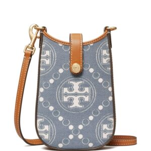 Tory Burch T Monogram denim crossbody bag