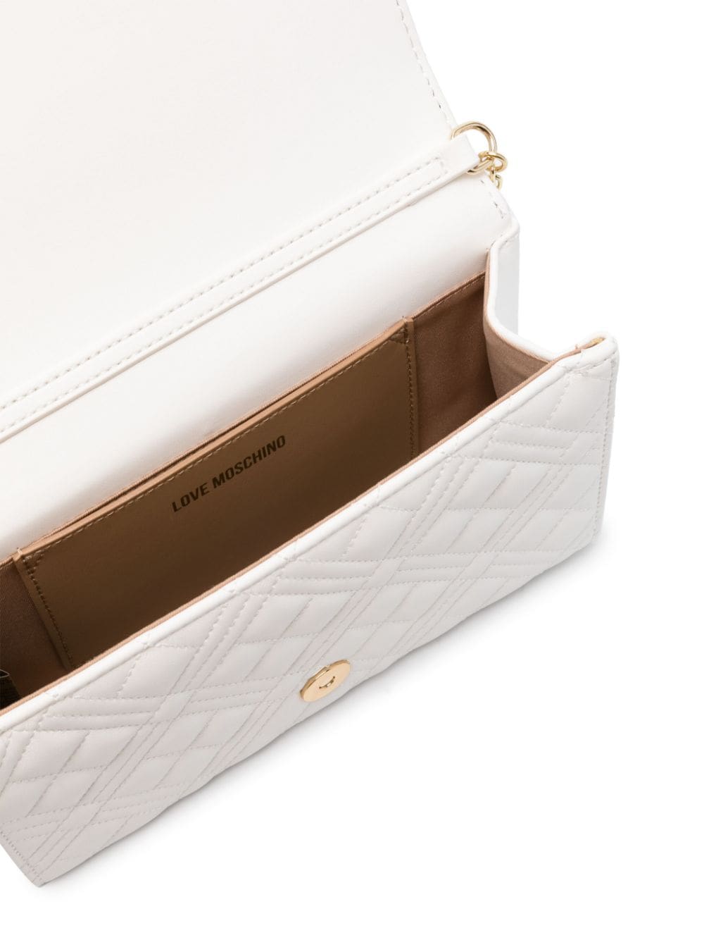 Love Moschino logo-lettering quilted bag - Image 5