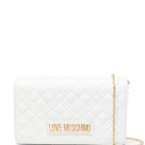 Love Moschino logo-lettering quilted bag