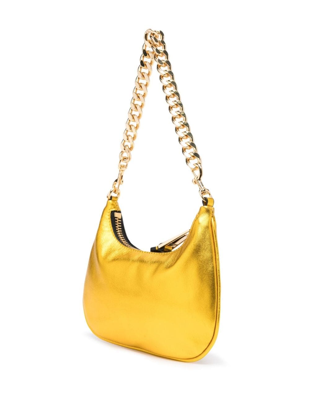 Moschino crystal-embellished logo shoulder bag - Image 3