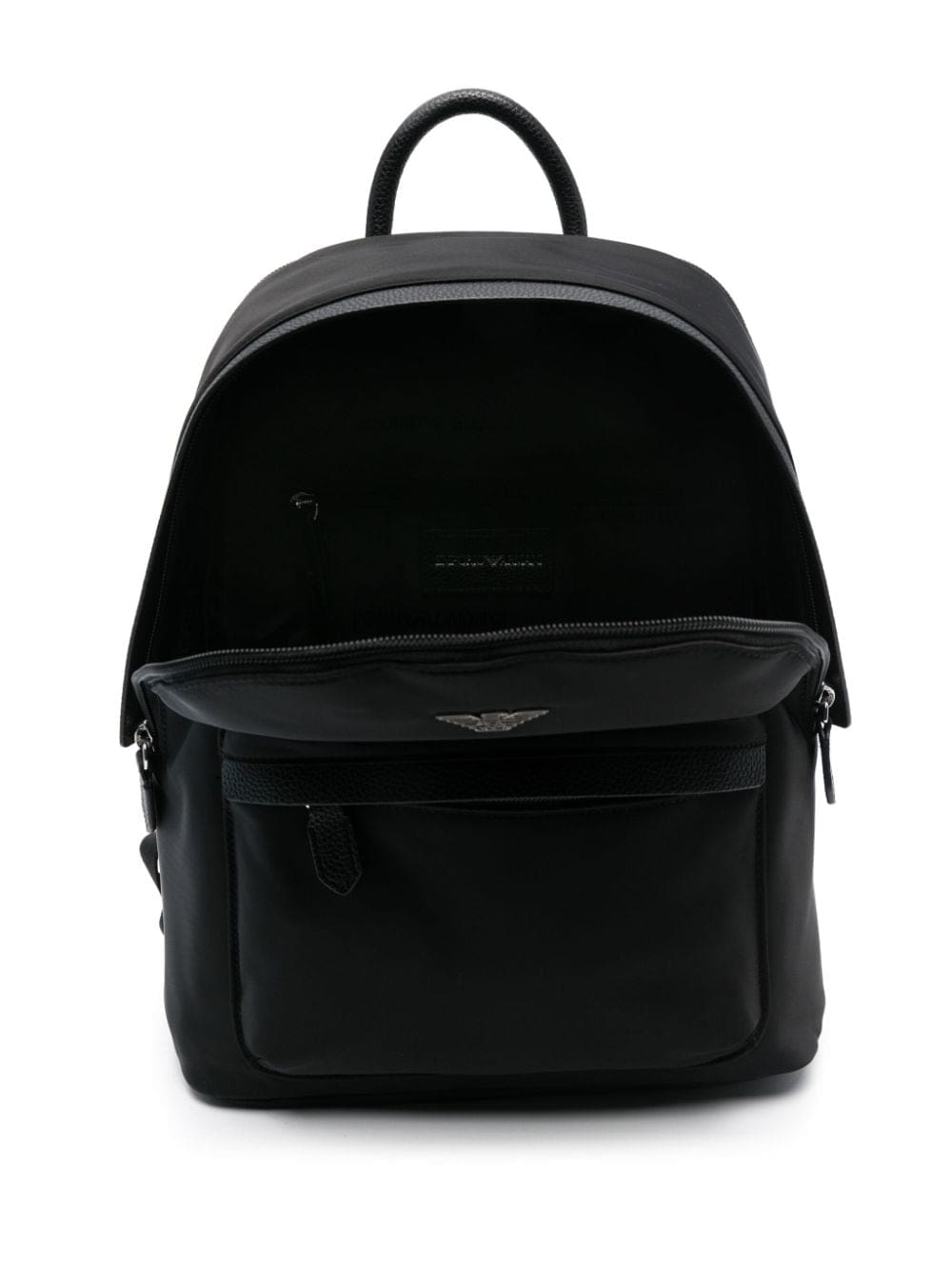 Emporio Armani logo-plaque backpack - Image 5