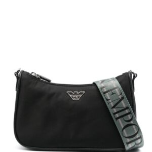 Emporio Armani ASV logo plaque cross body bag