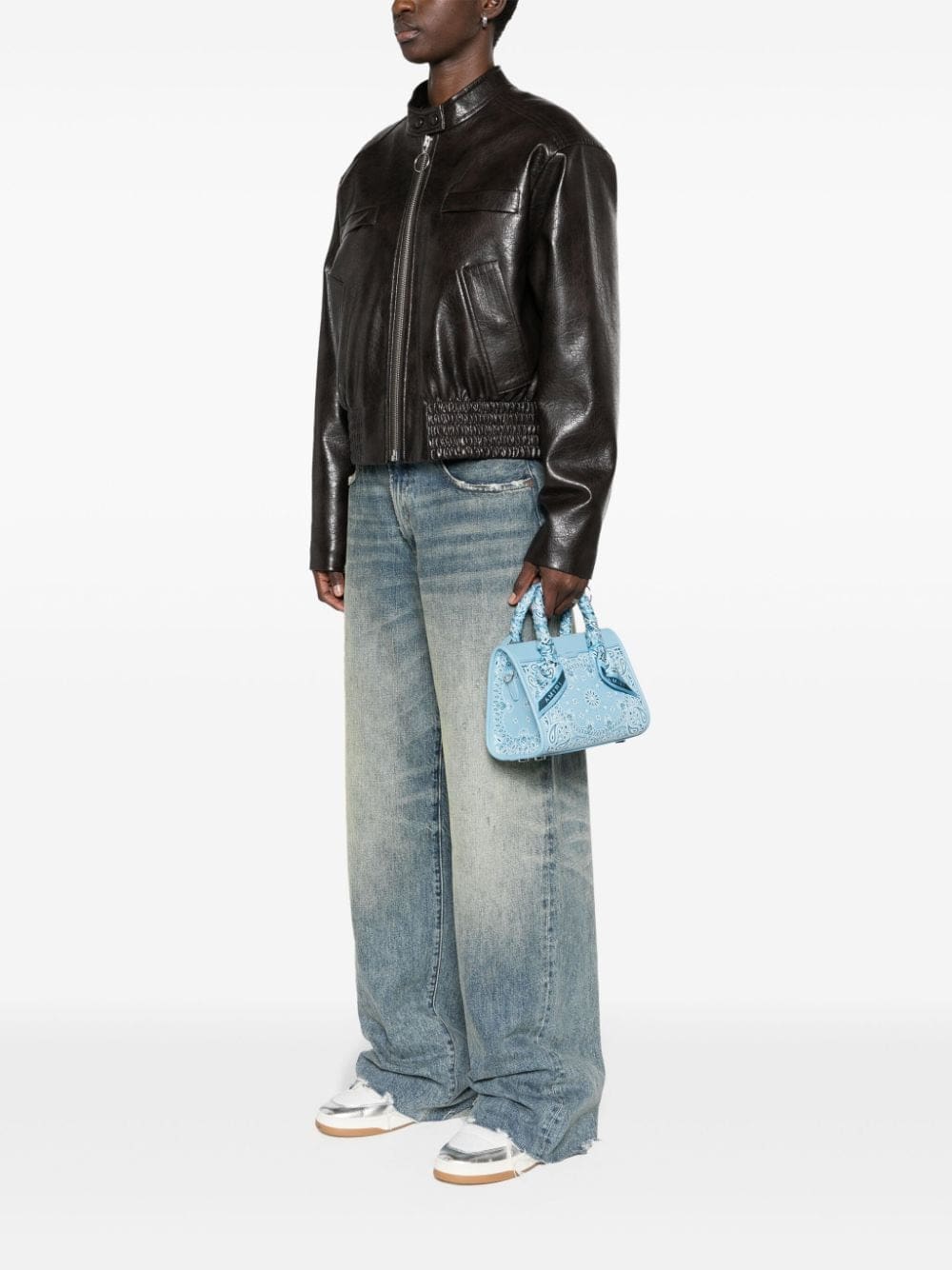 AMIRI mini Bandana leather tote bag - Image 2