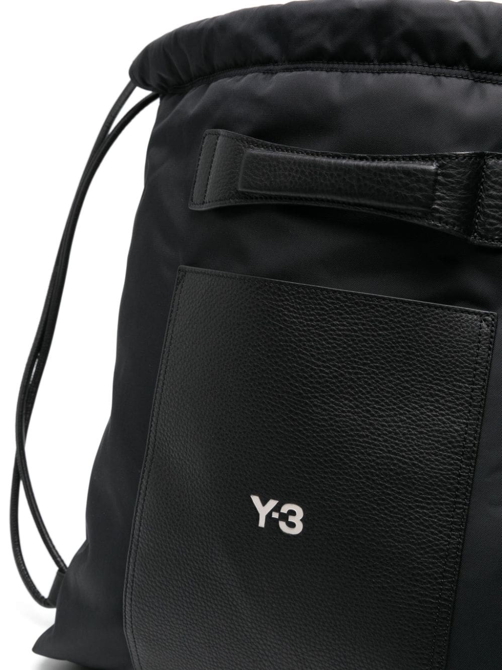 Y-3 x Lux logo-debossed backpack - Image 3