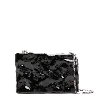 Off-White Quote textured clutch bag