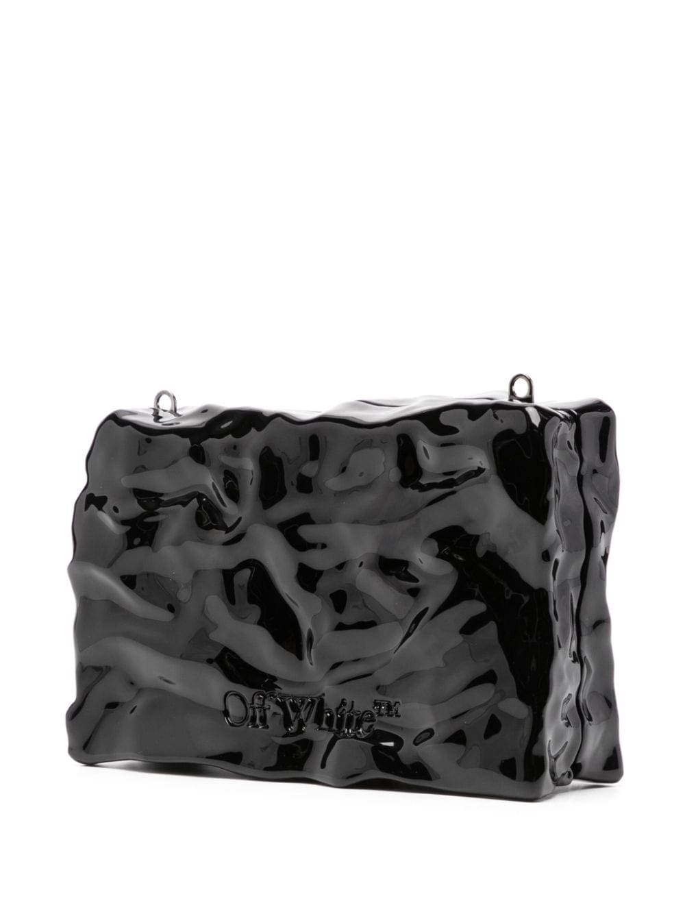 Off-White Quote textured clutch bag - Image 3