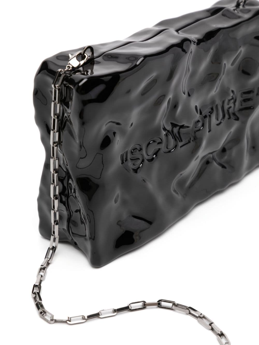 Off-White Quote textured clutch bag - Image 4