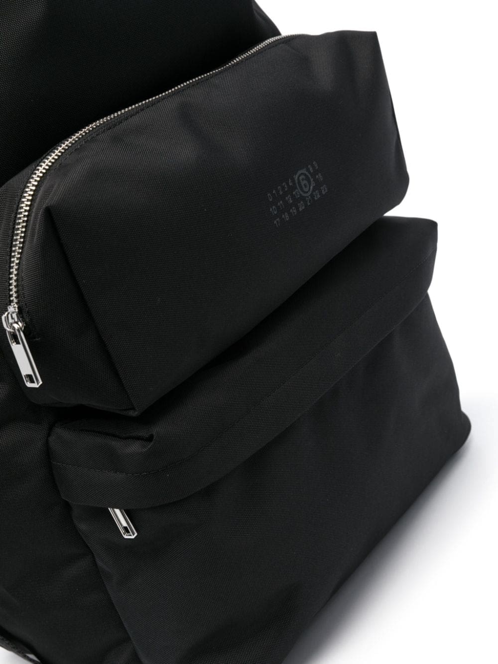 MM6 Maison Margiela multi-pocket logo-print backpack - Image 4