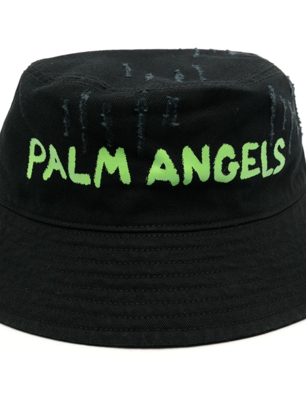 Palm Angels logo-print cotton bucket hat - Image 2