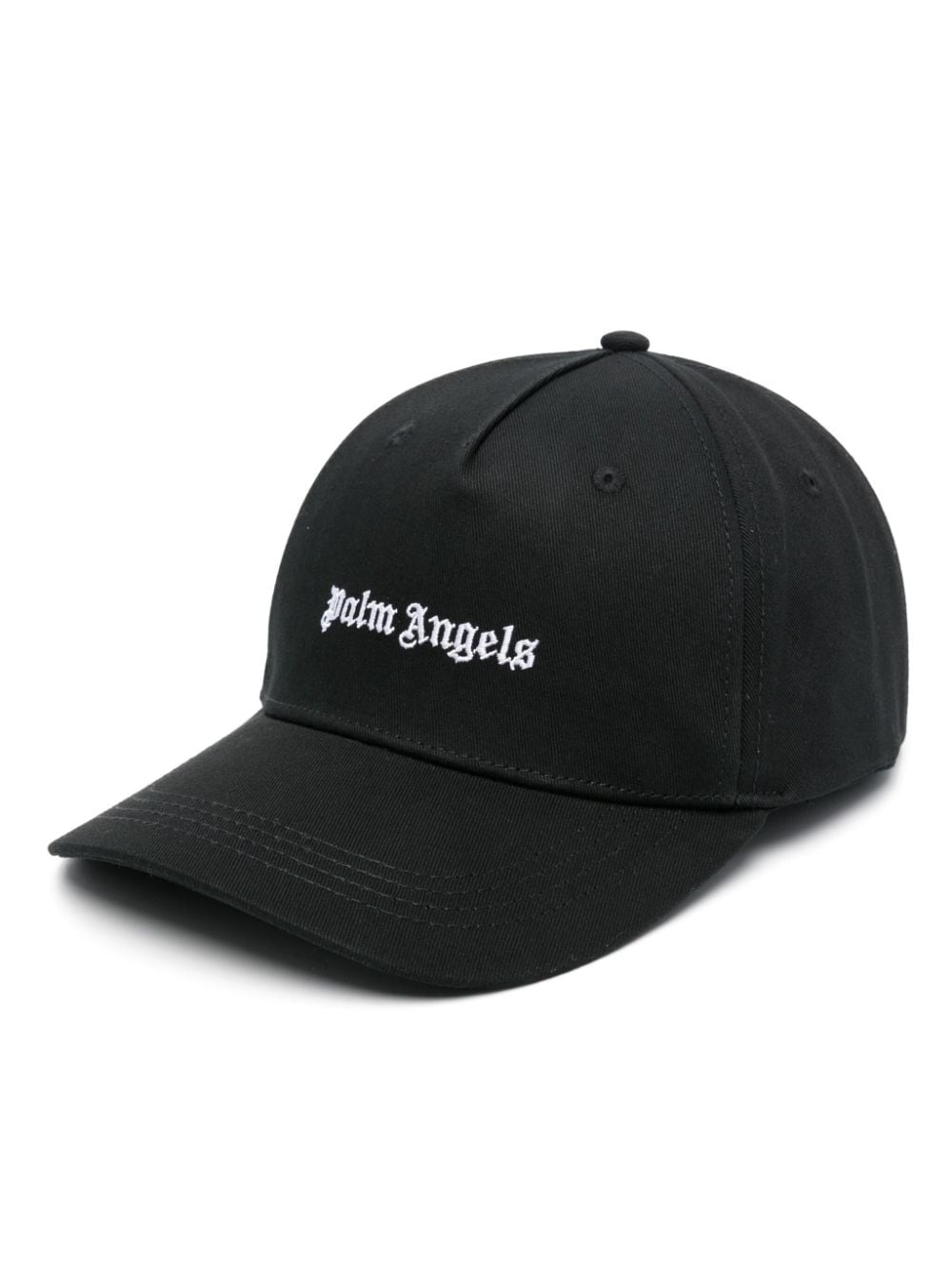 Palm Angels logo-embroidered cotton cap