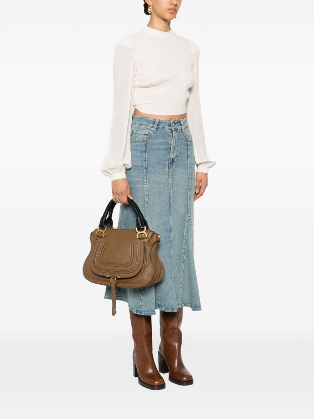 Chloé Marcie leather tote bag - Image 2