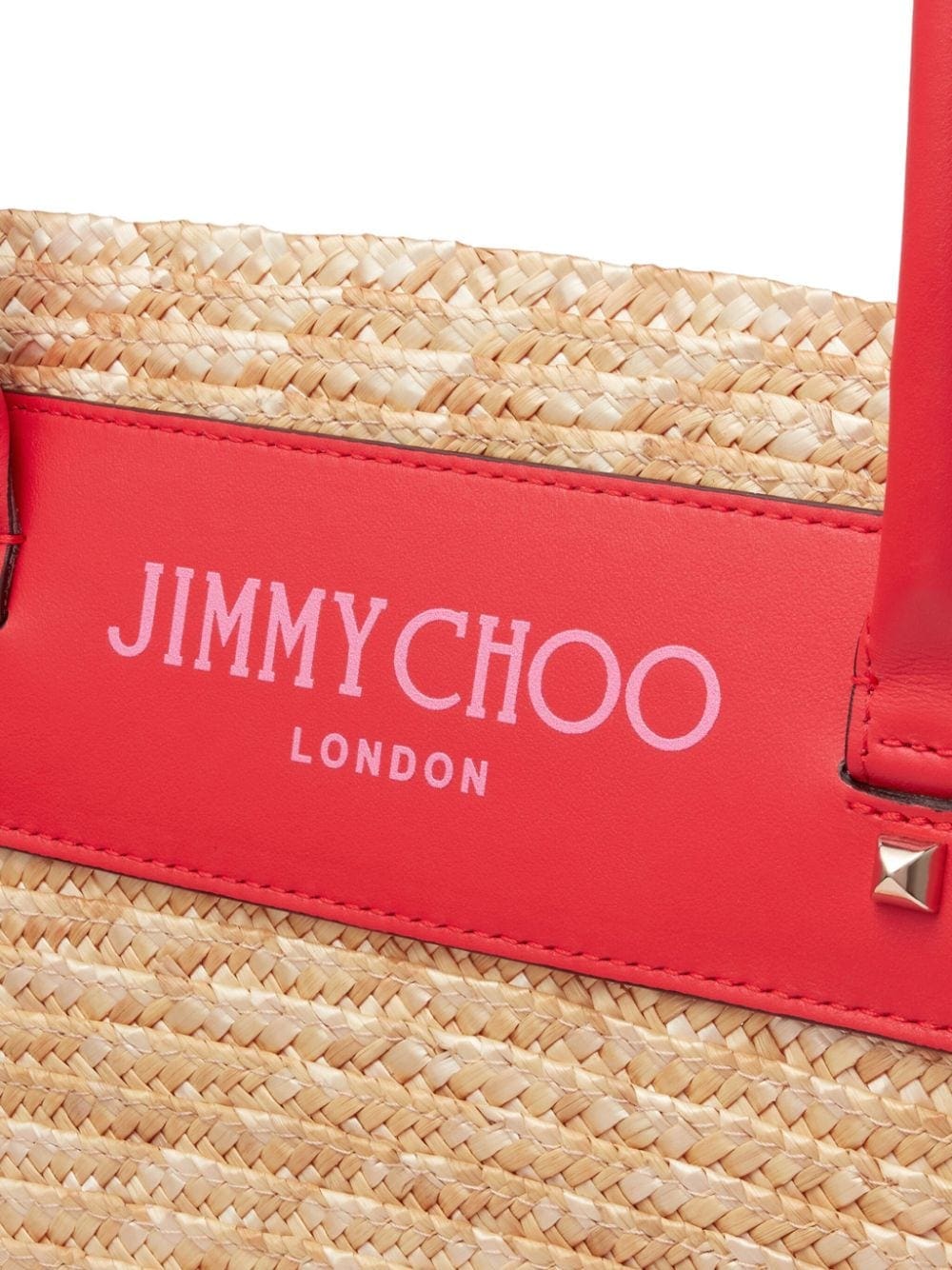 Jimmy Choo Beach Basket woven tote bag - Image 4