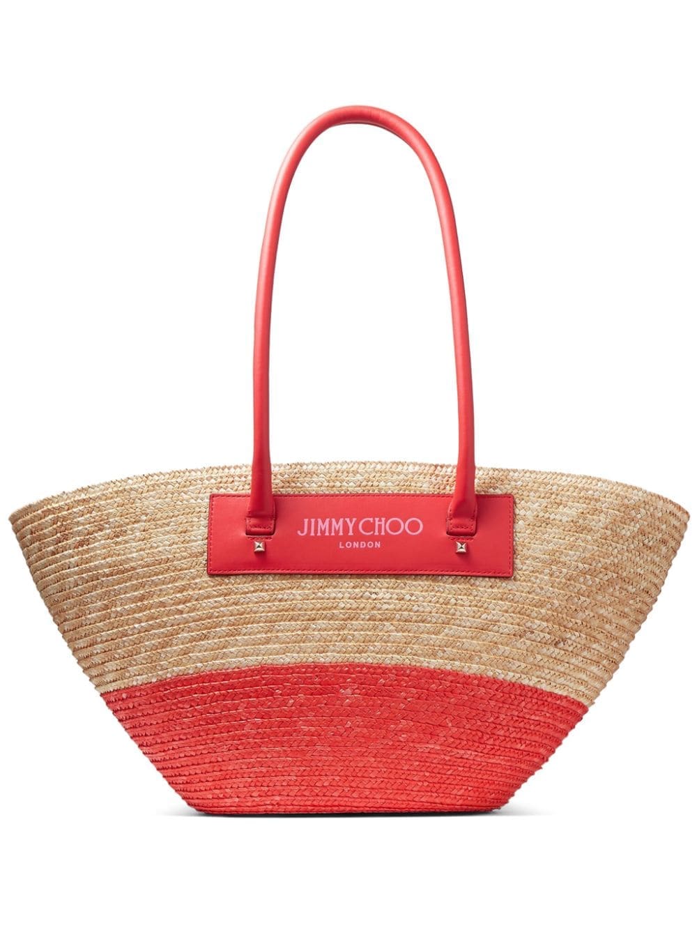 Jimmy Choo Beach Basket woven tote bag