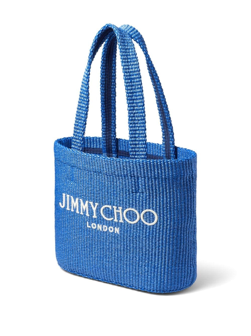 Jimmy Choo medium logo-embroidered beach bag - Image 4