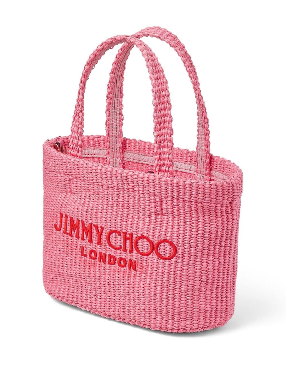 Jimmy Choo mini logo-embroidered beach bag - Image 4