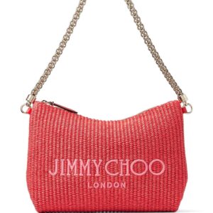 Jimmy Choo Callie logo-embroidered shoulder bag