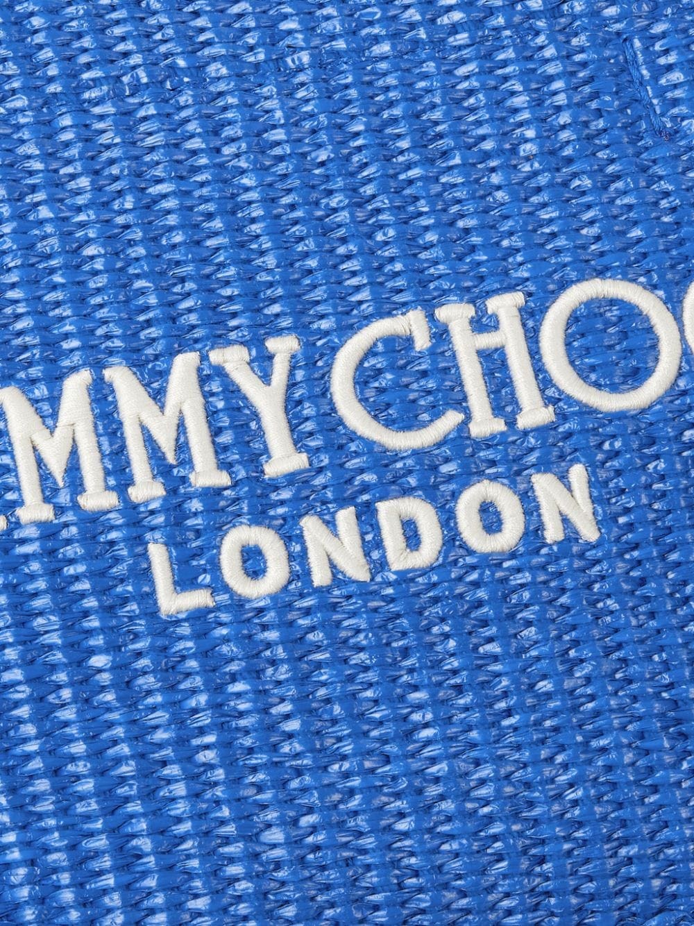 Jimmy Choo mini logo-embroidered beach bag - Image 5