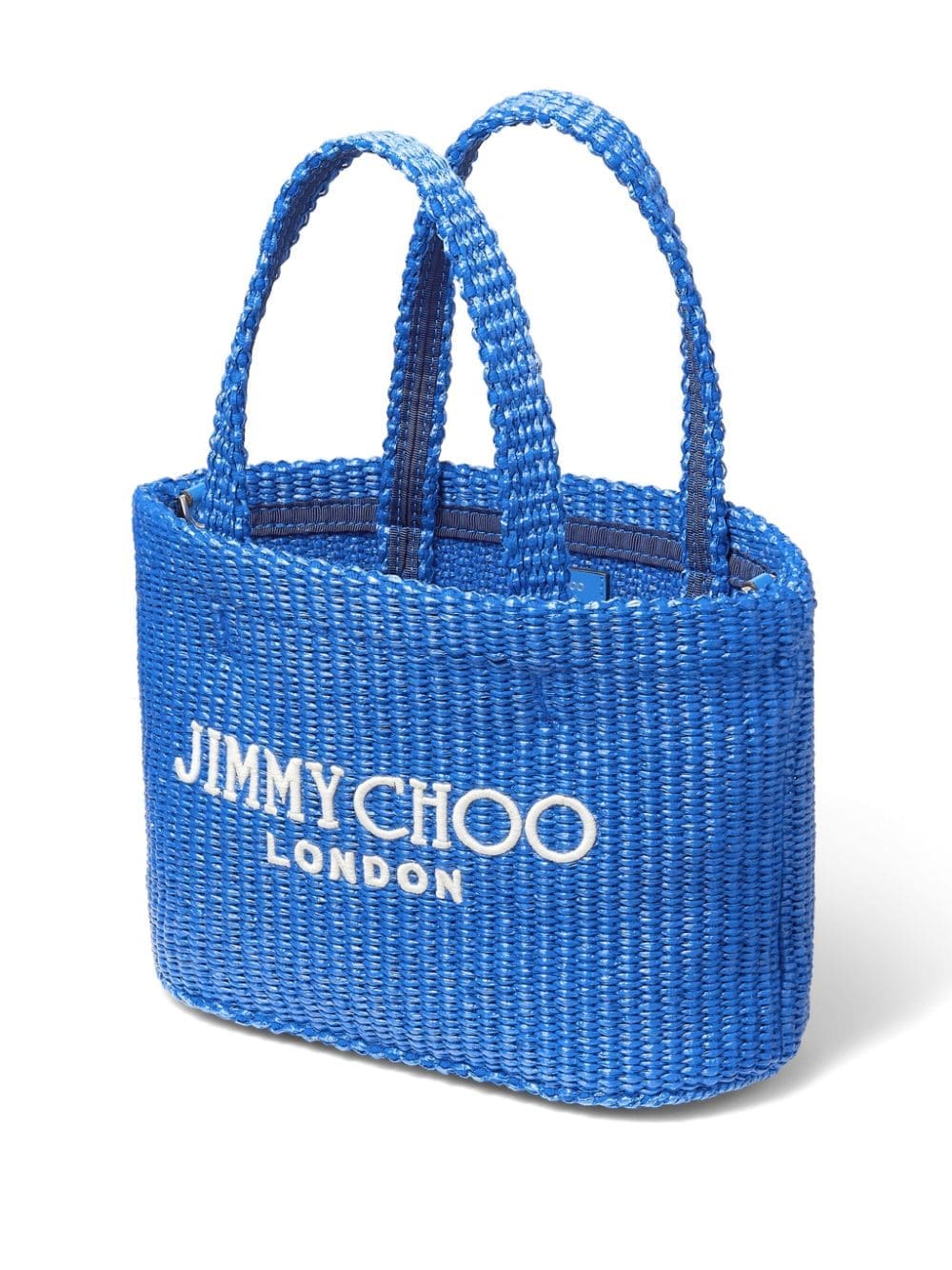 Jimmy Choo mini logo-embroidered beach bag - Image 4