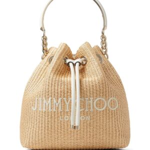Jimmy Choo Bon Bon logo-embroidered bag