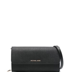 Michael Kors logo-plaque wallet-on-chain