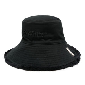 Off-White logo-embroidered bucket hat
