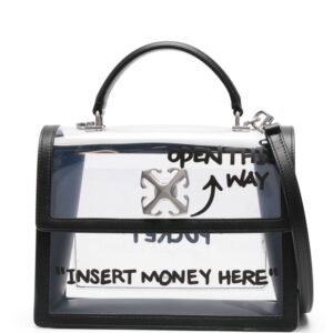 Off-White Jitney 2.8 transparent tote bag