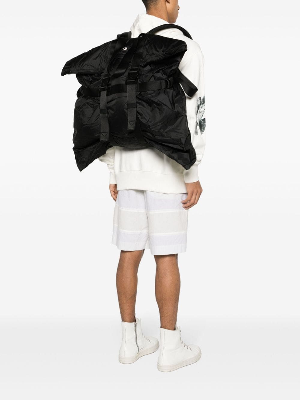 Y-3 buckled ripstop backpack - Image 5