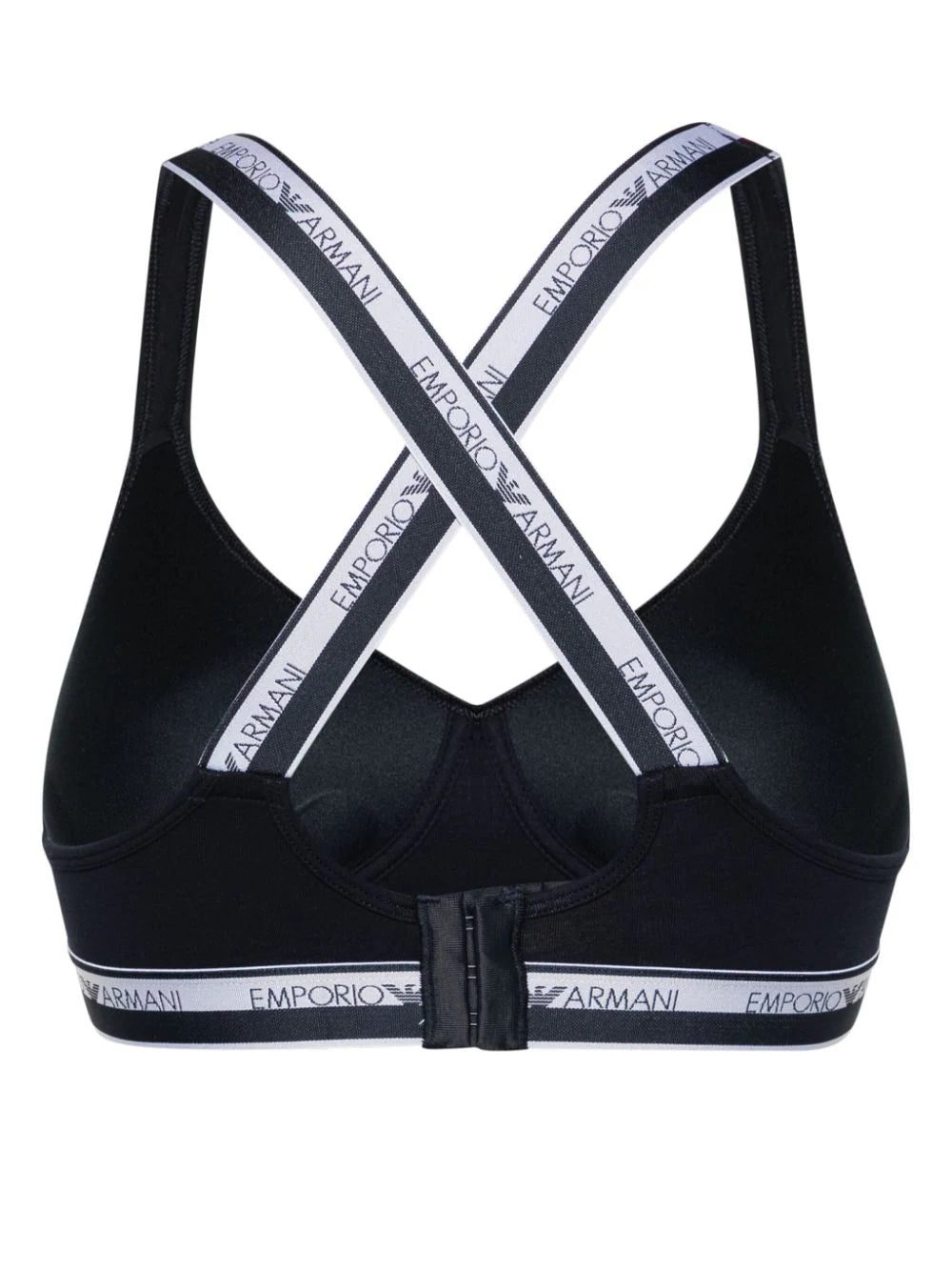 Emporio Armani logo-tape moulded-cup bra - Image 2