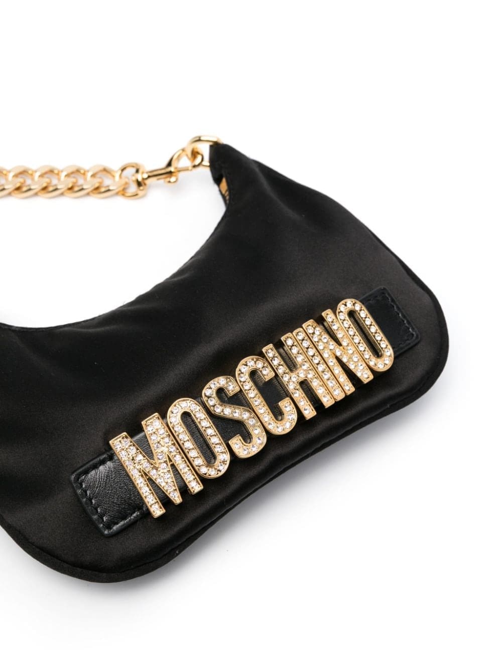 Moschino logo-plaque shoulder bag - Image 4