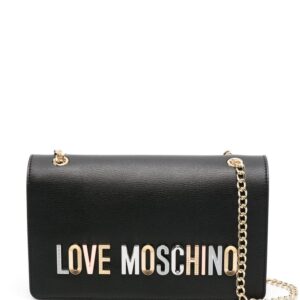 Love Moschino logo-lettering shoulder bag