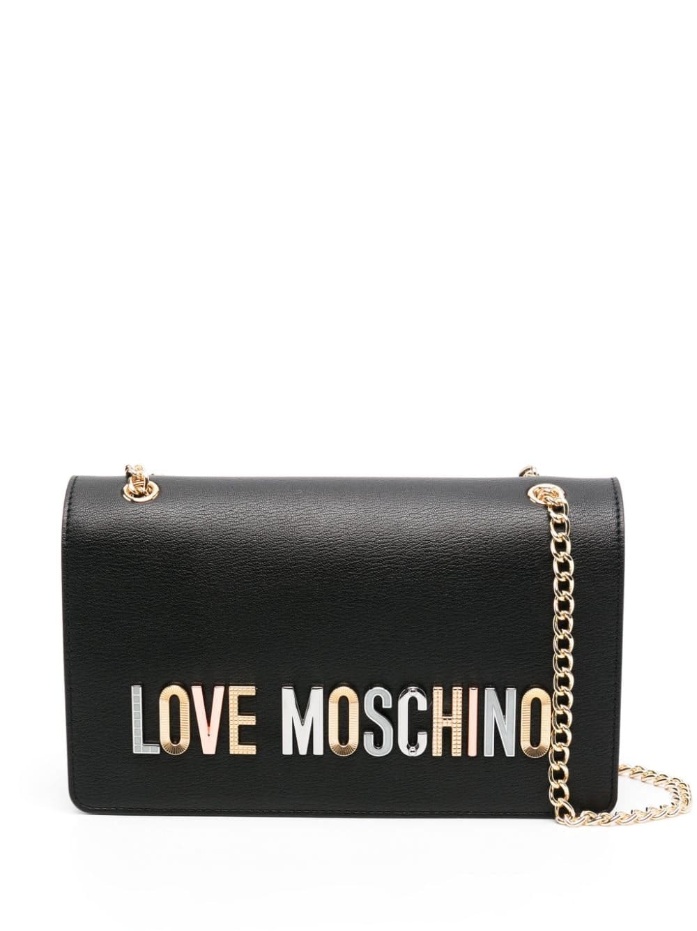 Love Moschino logo-lettering shoulder bag