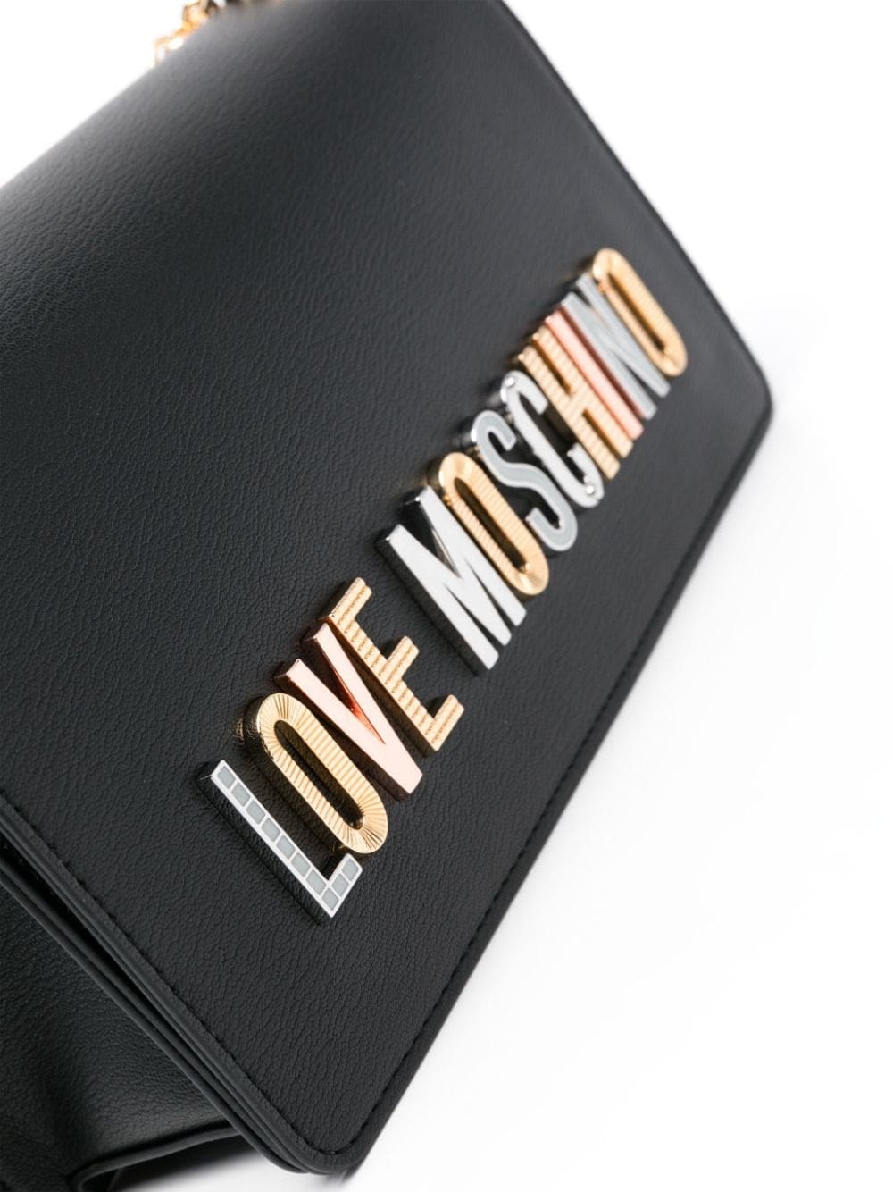 Love Moschino logo-lettering shoulder bag - Image 4