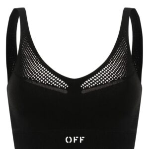 Off-White  seamless mesh bra