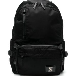 Makavelic logo-appliqué zipped backpack