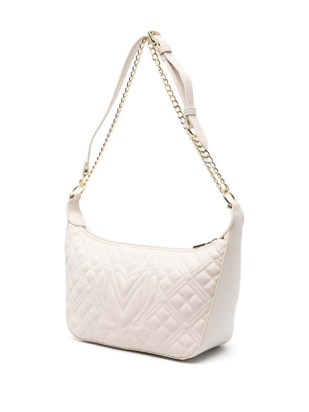 Love Moschino logo-lettering quilted shoulder bag - Image 3