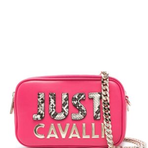 Just Cavalli logo-lettering cross body bag