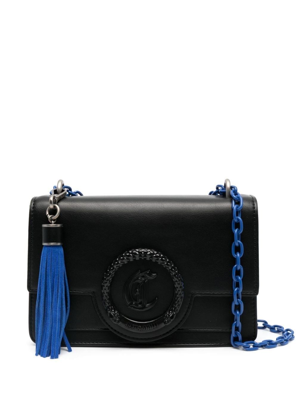 Just Cavalli logo-plaque cross body bag