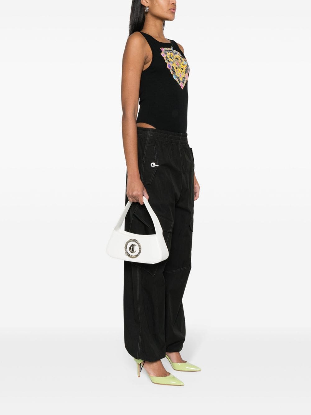 Just Cavalli logo-plaque shoulder bag - Image 2