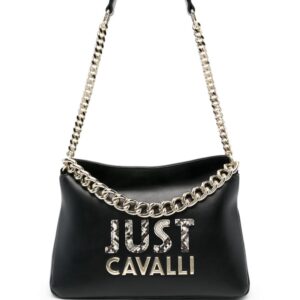 Just Cavalli logo-lettering tote bag