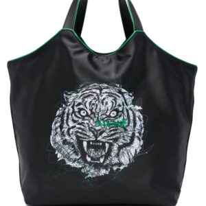 Just Cavalli logo-print tote bag