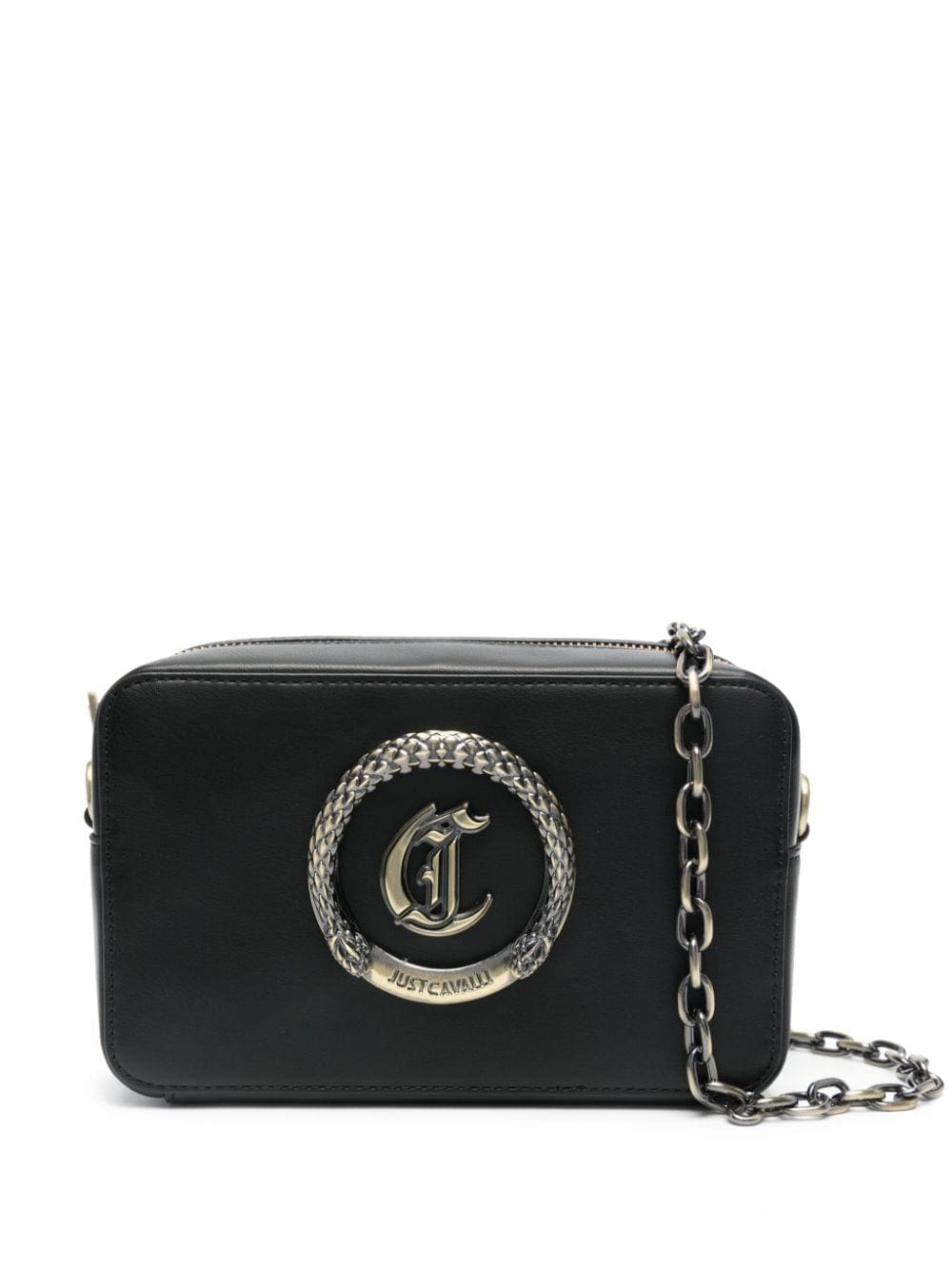 Just Cavalli logo-plaque cross body bag