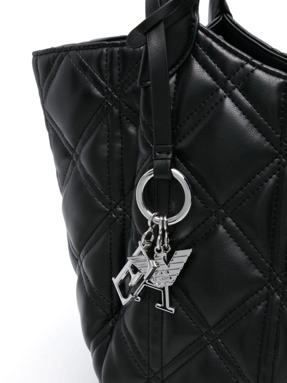 Emporio Armani diamond-quilted tote bag - Image 4