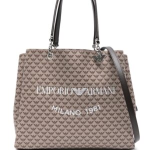 Emporio Armani logo-print tote bag
